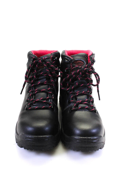 Avenger Womens Waterproof Lace Up High Top Work Boots Black Size 7