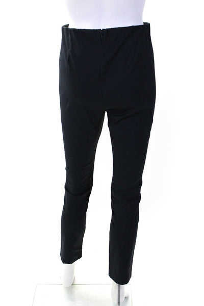 Theory Women's Zip Closure Straight Leg Ankle Dress Pant Navy Blue Size 6