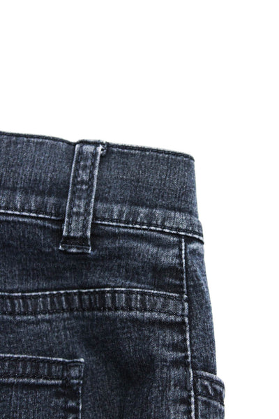 Lafayette 148 New York Womens Mid Rise Denim Slim Skinny Jeans Blue Gray Size 2