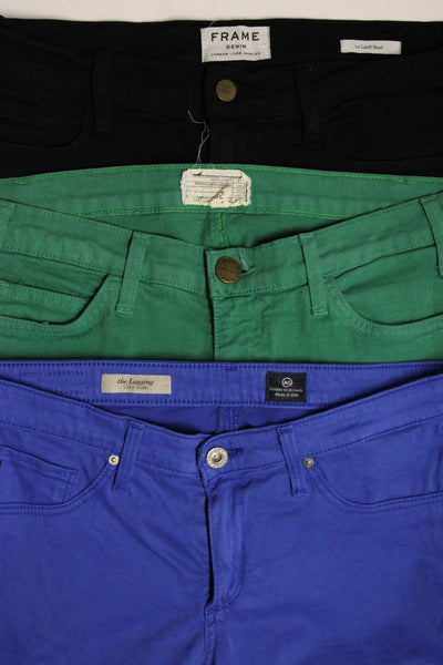Current/Elliott AG Adriano Goldschmied Frame Womens Green Jeans Size 28 29 lot 3