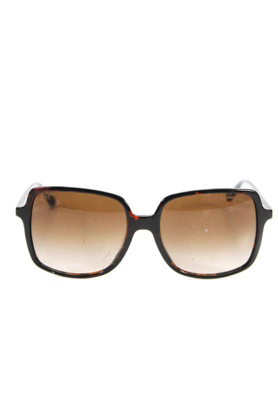 Michael Kors Womens Round Tortoise Shell Thin Frame Sunglasses Brown 17 56 140