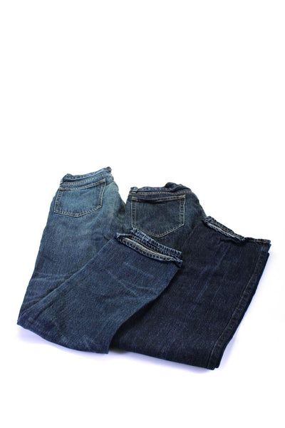 J Crew Men's Five Pockets Dark Wash Straight Leg Denim Pant Size 30 Lot 2