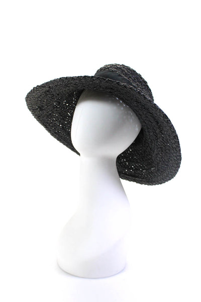 San Diego Hat Co Women's Straw Panama Hat Black One Size