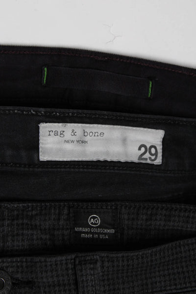 AG Rag & Bone Womens Corduroy Velvet Skinny Jeans Size 26 29 Lot 3