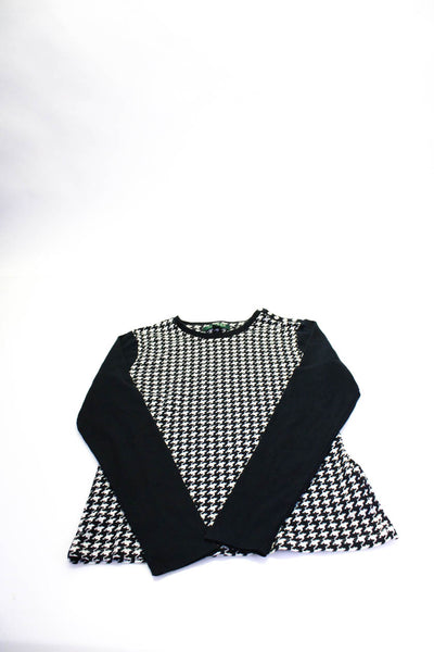 Lauren Ralph Lauren Club Monaco Womens Sweaters Black Size Petite Medium Large L