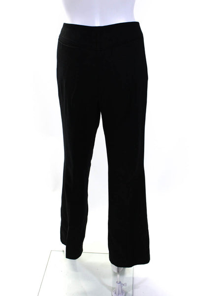 Eileen Fisher Women's Flat Front Straight Leg Dress Pant Black Size M