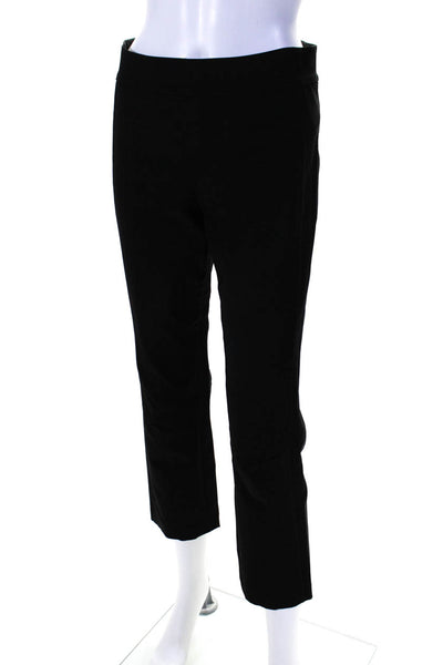Veronica Beard Womens High Rise Flat Front Straight Dress Pants Black Size 4