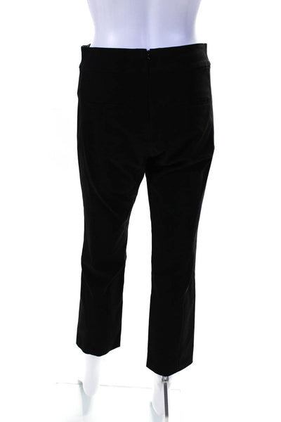 Veronica Beard Womens High Rise Flat Front Straight Dress Pants Black Size 4