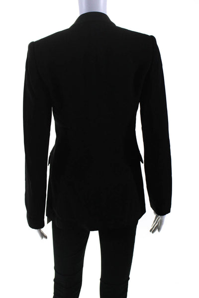 Kobi Halperin Womens Single Button Blazer Jacket Black Size Extra Small