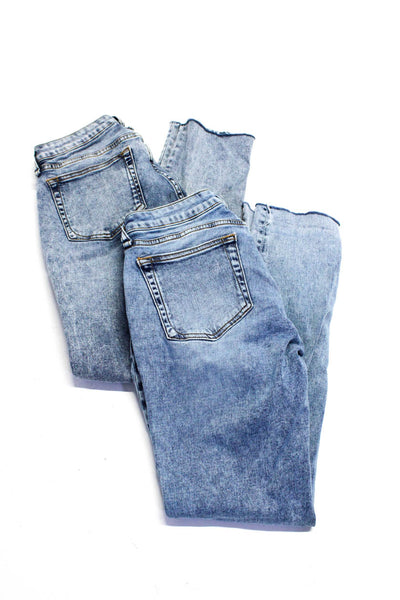 Rag & Bone Women's Midrise Five Pockets Medium Wash Denim Pant Size 24 Lot 2