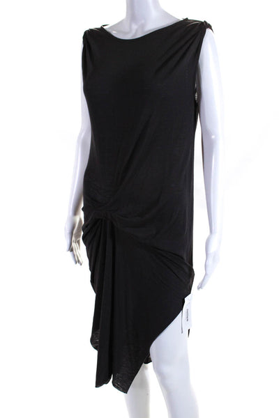 Allsaints Womens Sleeveless Riviero Devo Maxi Dress Gray Size Small