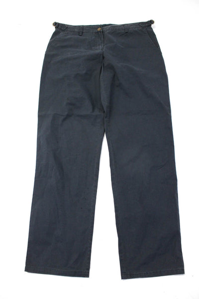Club Monaco Zara Womens Gray Cotton Straight Leg Trouser Pants Size 6 L lot 2