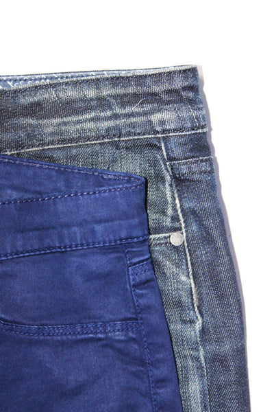 Paige Women's Five Pockets Slit Hem Dark Wash Denim Skirt Size 27 Lot 2