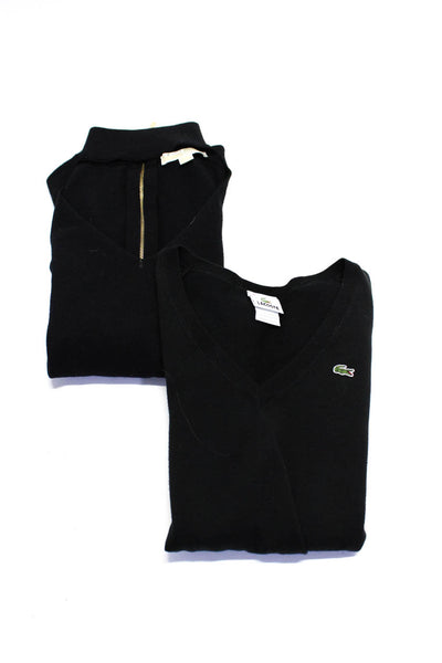 Michael Michael Kors Lacoste Womens Black High Neck Sweater Top Size XS 38 lot 2