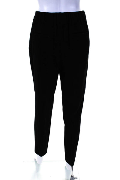 Vince Womens Wool Two Pocket Stretch Waist High-Rise Tapered Pants Black Size XS