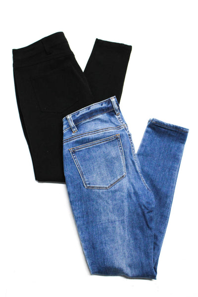 Michael Kors Womens Mid Rise Skinny Jeans Trouser Pants Blue Black Size 2 Lot 2