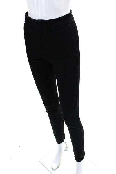 Veronica Beard Womens Black Cotton High Rise Skinny Leg Jeans Size 2/26