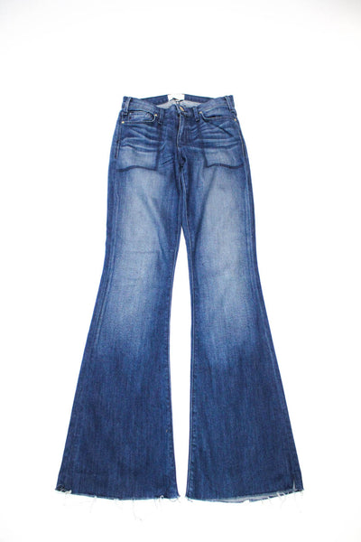 McGuire DL1961 Womens Blue Medium Wash High Rise Flare Leg Jeans Size 25 Lot 2