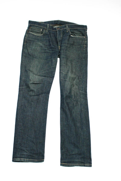 Boss Hugo Boss Levis Mens Cotton Five Pocket Skinny Jeans Blue Size 36X32 Lot 2