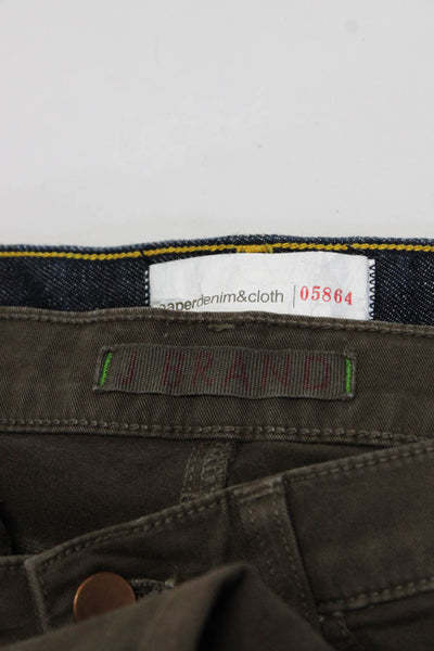 J Brand Paper Denim & Cloth Womens Pants Jeans Brown Blue Size 27 Lot 2