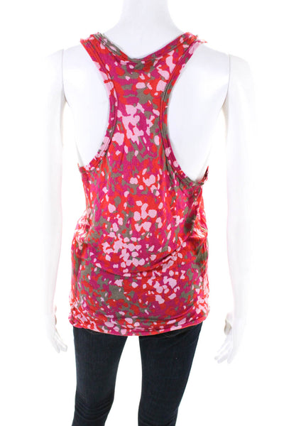 Stella McCartney Womens Spotted Print Scoop Neck Tunic Tank Multicolor Size 40