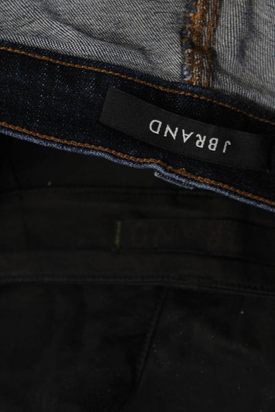J Brand Womens Dark Wash Cutoff Mini Jean Shorts Blue Dark Gray Size 24 Lot 2