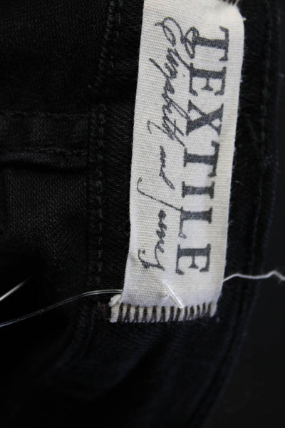 Textile Elizabeth and James Womens Studded Cutoff Jean Shorts Black Size 24