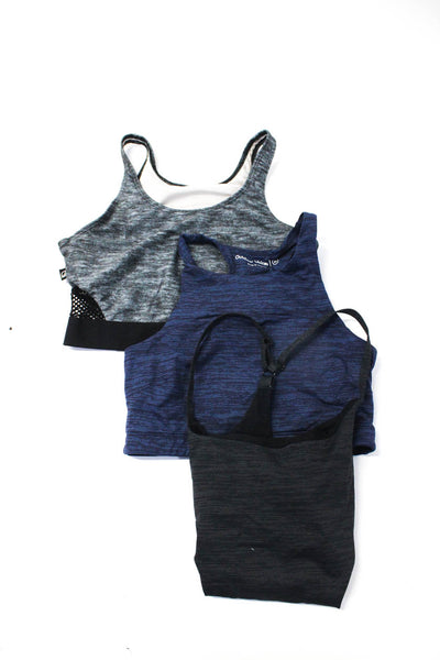 Outdoor Voices Terez Womens Striped Athletic Sports Bras Black Size XS S Lot 3