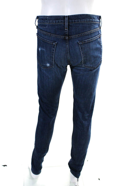 Rag & Bone Mens Blue Standard Issue Fit 1 Extra Slim Straight Jeans Size 31