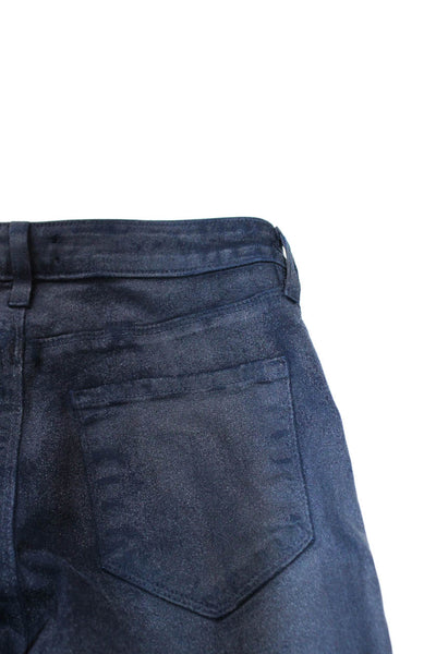 L'Agence Womens Blue Dark Wash High Rise Skinny Leg Jeans Size 26