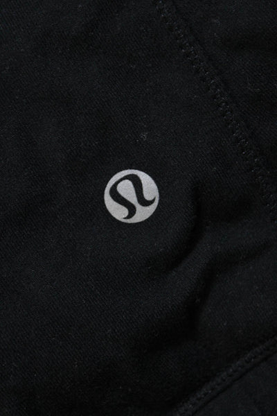 Lululemon Womens Turtleneck Half Zip Pullover Jacket Black Size 8