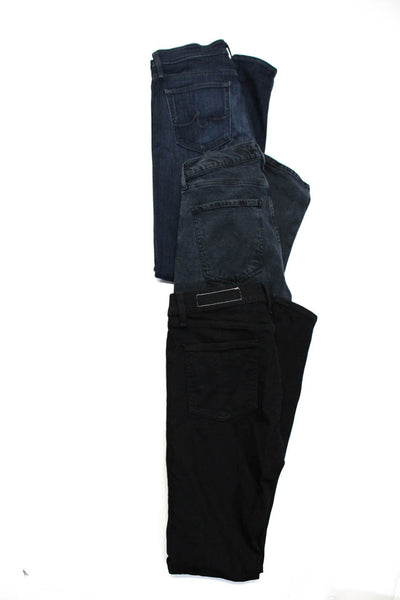 Rag & Bone Agolde Womens Skinny Jeans Black Blue Size 25 27 Lot 3