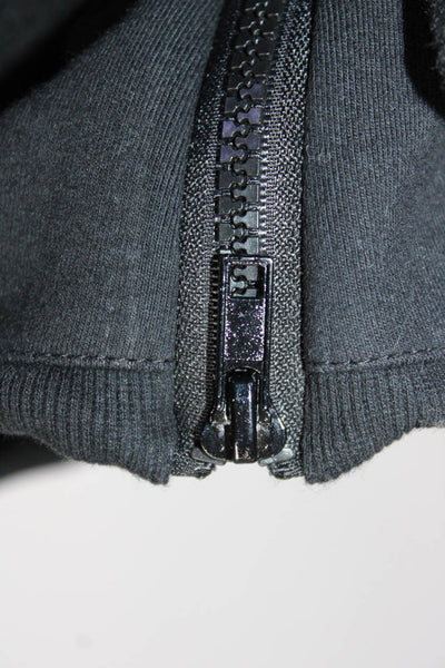 Tallia Childrens Girls Long Fleece Full Zip Peacoat Jacket Black Wool Size 12/14