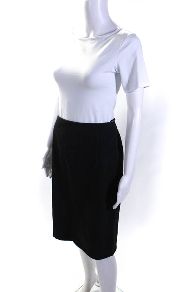 BASLER Womens High Waist Pencil Skirt Charcoal Gray Size 8