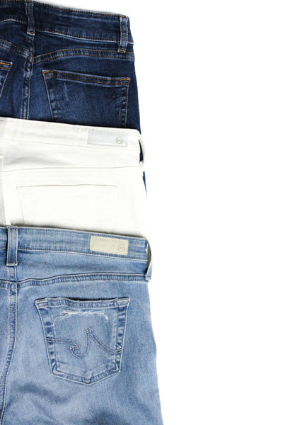 DL1961 AG-ED Denim AG Womens Cotton Denim Jeans Blue White Size 24 28 Lot 3