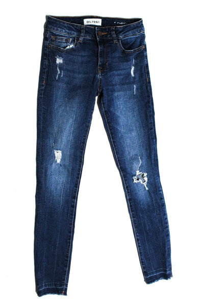 DL1961 AG-ED Denim AG Womens Cotton Denim Jeans Blue White Size 24 28 Lot 3