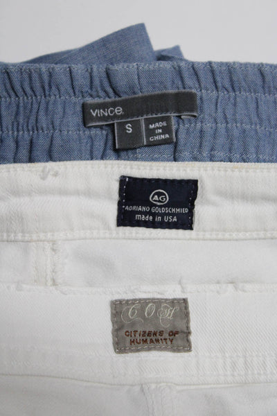 Vince Adriano Goldschmied COH Womens Shorts Jeans Blue White Size S 29 25 Lot 3
