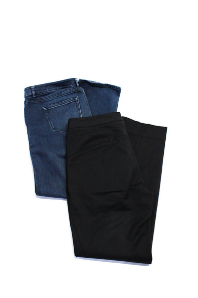 Elie Tahari DKNY Womens Blue Medium Wash Mid-Rise Straight Jeans Size 28 4 lot 2