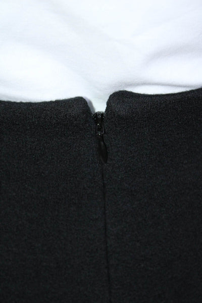 COS Women's Zip Closure Unlined Flare Mini Skirt Black Size L