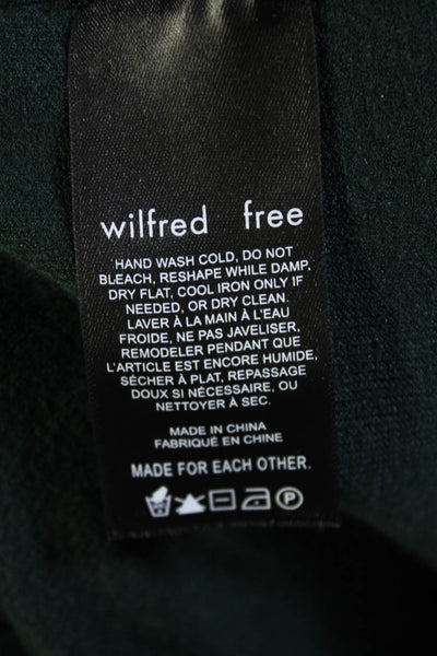 Zara Women's Long Sleeves Pockets Cardigan Sweater Black Green Size L Lot 3