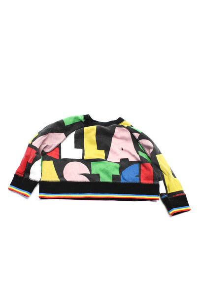 Stella McCartney Kids Girls Cotton Graphic Print Sweatshirt Multicolor Size 4