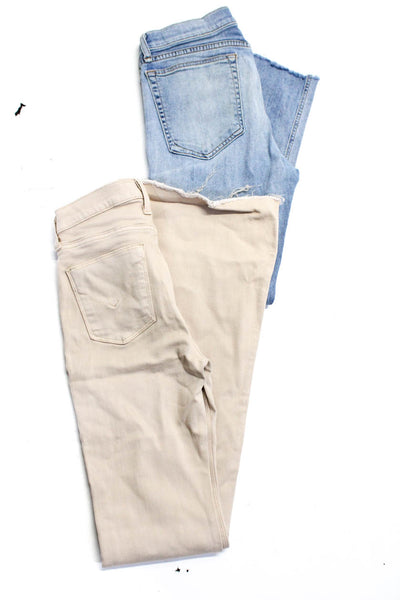 Rag & Bone Jean Hudson Womens Jeans Blue Beige Cotton Size 28 26 Lot 2