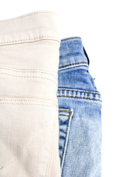 Rag & Bone Jean Hudson Womens Jeans Blue Beige Cotton Size 28 26 Lot 2