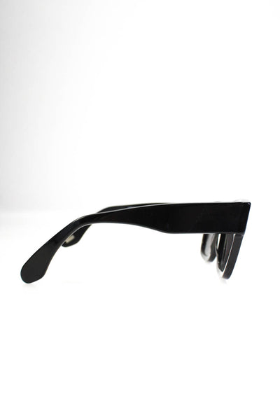See Womens Black 6166 Sun 54mm 14mm 145mm Square Sunglasses