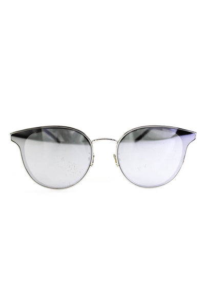 Saint Laurent Womens Cat Eye Wired Sunglasses Silver Tone 64-19-145mm SL 271/K