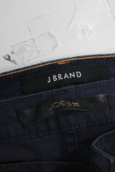 J Brand Joes Womens Buttoned Straight Skinny Jeans Pants Blue Size 26 27 Lot 2