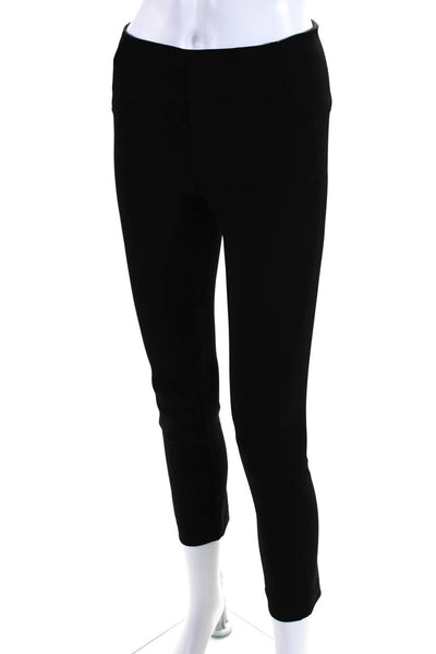 Veronica Beard Womens Flat Front Mid-Rise Zip Up Skinny Pants Black Size 2