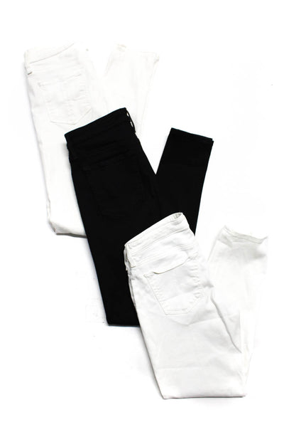 Rag & Bone Women's Midrise Five Pockets Skinny Denim Pant White Size 27 Lot 3