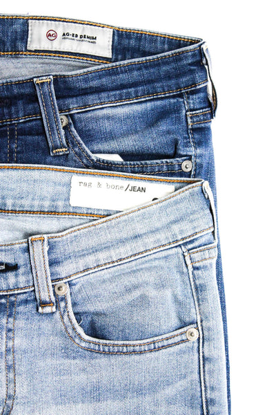AG Women's Midrise Five Pockets Medium Wash Skinny Denim Pant Size 26 Lot 2