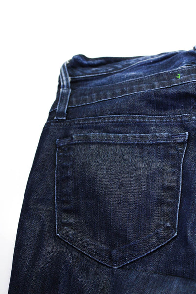 J Brand Levis Womens High Rise Skinny Straight Jeans Blue Denim Size 30 31 Lot 2